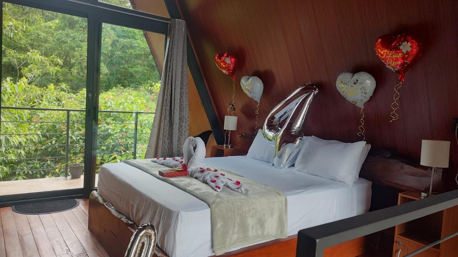 Yarumo Lodge, Rio Celeste Black Chalets 비자구아 외부 사진